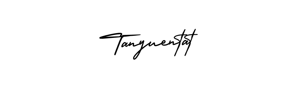 Check out images of Autograph of Tanyuentat name. Actor Tanyuentat Signature Style. AmerikaSignatureDemo-Regular is a professional sign style online. Tanyuentat signature style 3 images and pictures png