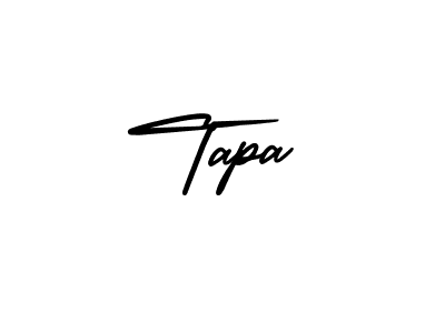 Tapa stylish signature style. Best Handwritten Sign (AmerikaSignatureDemo-Regular) for my name. Handwritten Signature Collection Ideas for my name Tapa. Tapa signature style 3 images and pictures png