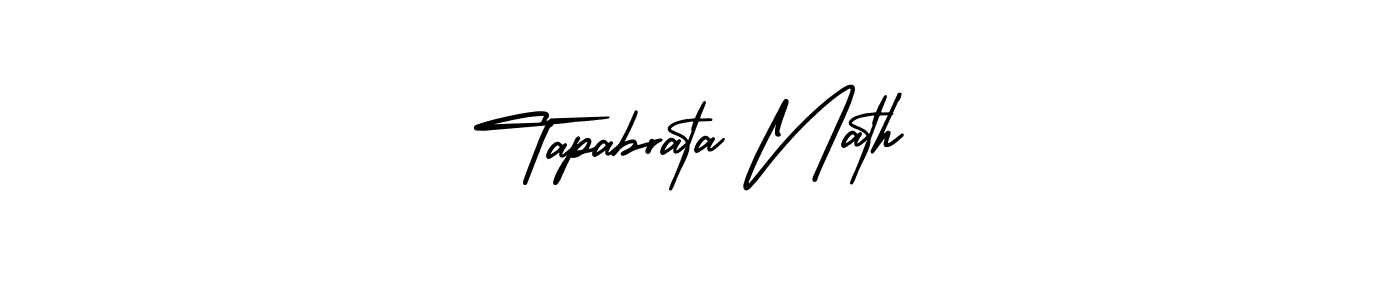 It looks lik you need a new signature style for name Tapabrata Nath. Design unique handwritten (AmerikaSignatureDemo-Regular) signature with our free signature maker in just a few clicks. Tapabrata Nath signature style 3 images and pictures png