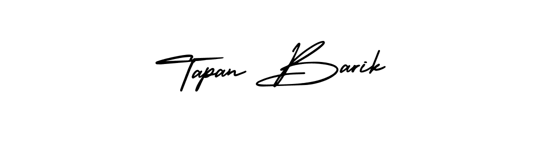 Use a signature maker to create a handwritten signature online. With this signature software, you can design (AmerikaSignatureDemo-Regular) your own signature for name Tapan Barik. Tapan Barik signature style 3 images and pictures png