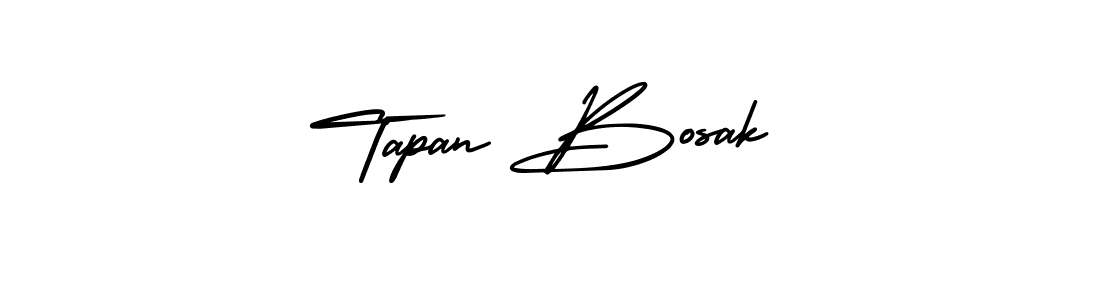 How to make Tapan Bosak name signature. Use AmerikaSignatureDemo-Regular style for creating short signs online. This is the latest handwritten sign. Tapan Bosak signature style 3 images and pictures png