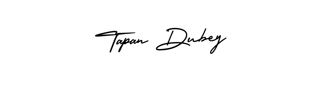 Tapan Dubey stylish signature style. Best Handwritten Sign (AmerikaSignatureDemo-Regular) for my name. Handwritten Signature Collection Ideas for my name Tapan Dubey. Tapan Dubey signature style 3 images and pictures png