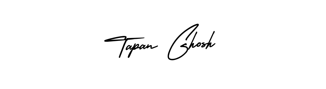 Make a beautiful signature design for name Tapan Ghosh. With this signature (AmerikaSignatureDemo-Regular) style, you can create a handwritten signature for free. Tapan Ghosh signature style 3 images and pictures png