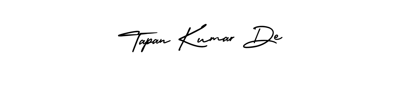 How to make Tapan Kumar De name signature. Use AmerikaSignatureDemo-Regular style for creating short signs online. This is the latest handwritten sign. Tapan Kumar De signature style 3 images and pictures png