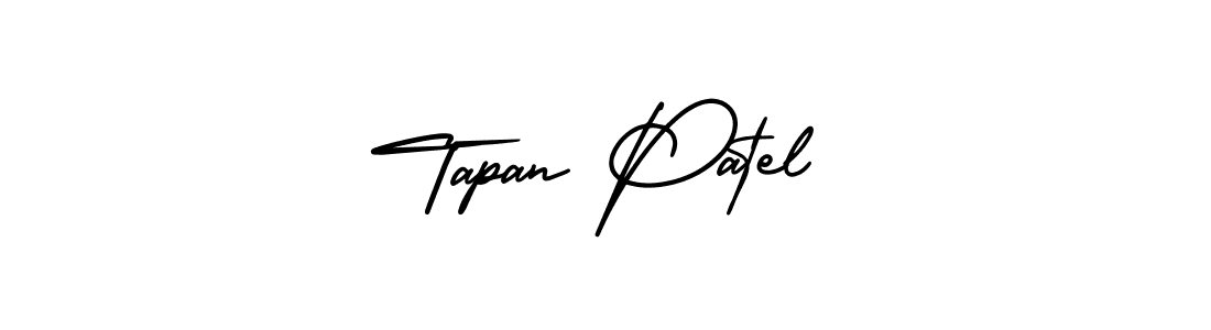 Make a short Tapan Patel signature style. Manage your documents anywhere anytime using AmerikaSignatureDemo-Regular. Create and add eSignatures, submit forms, share and send files easily. Tapan Patel signature style 3 images and pictures png