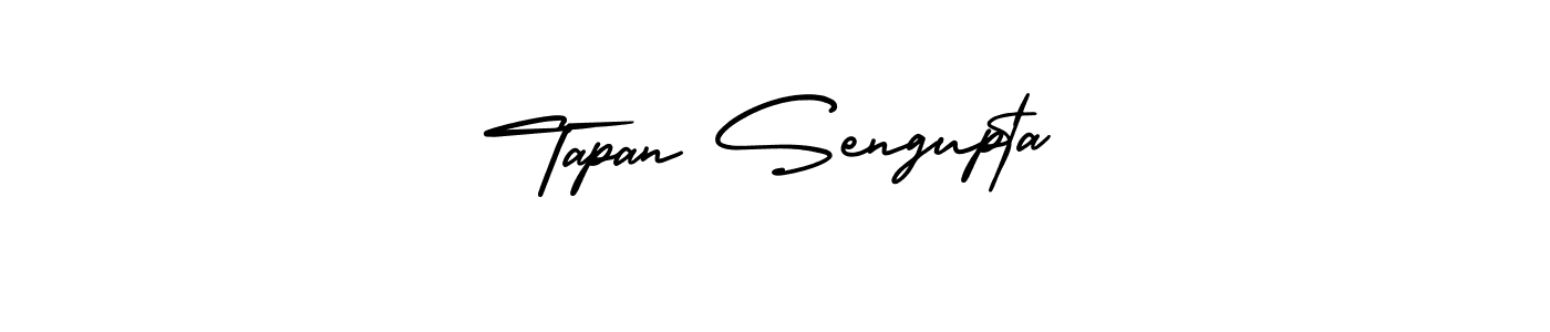 This is the best signature style for the Tapan Sengupta name. Also you like these signature font (AmerikaSignatureDemo-Regular). Mix name signature. Tapan Sengupta signature style 3 images and pictures png
