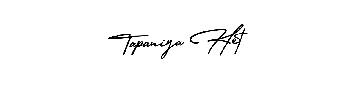 Make a beautiful signature design for name Tapaniya Het. Use this online signature maker to create a handwritten signature for free. Tapaniya Het signature style 3 images and pictures png