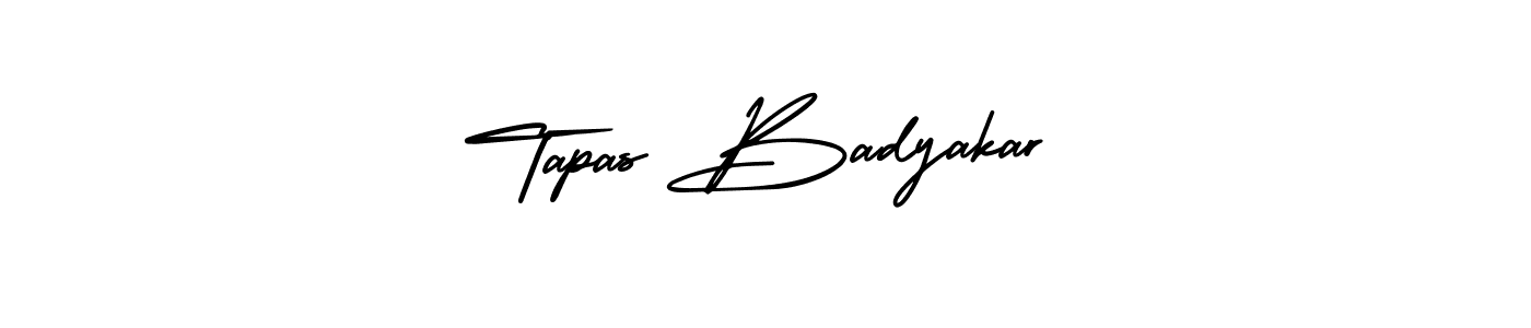 Make a short Tapas Badyakar signature style. Manage your documents anywhere anytime using AmerikaSignatureDemo-Regular. Create and add eSignatures, submit forms, share and send files easily. Tapas Badyakar signature style 3 images and pictures png