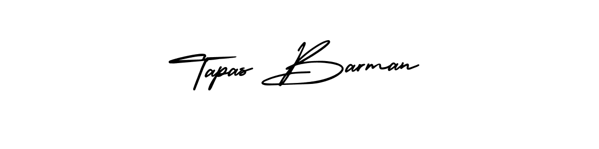 Tapas Barman stylish signature style. Best Handwritten Sign (AmerikaSignatureDemo-Regular) for my name. Handwritten Signature Collection Ideas for my name Tapas Barman. Tapas Barman signature style 3 images and pictures png