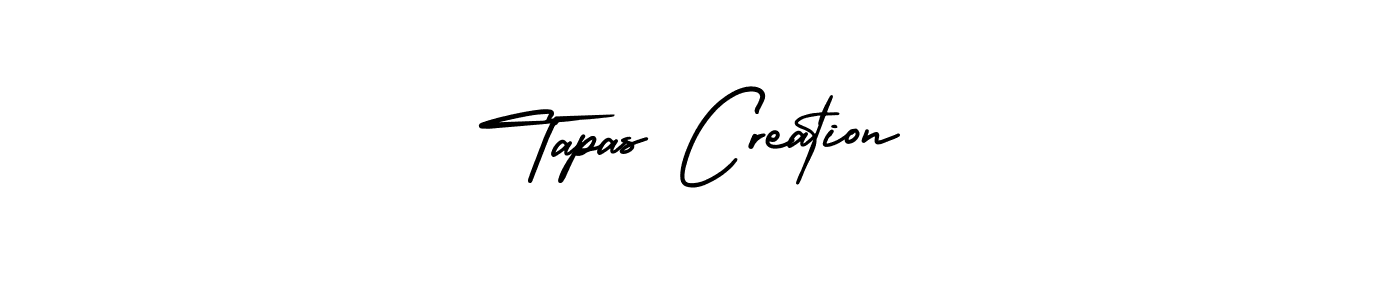 Also You can easily find your signature by using the search form. We will create Tapas Creation name handwritten signature images for you free of cost using AmerikaSignatureDemo-Regular sign style. Tapas Creation signature style 3 images and pictures png