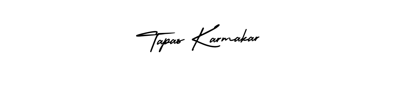How to make Tapas Karmakar signature? AmerikaSignatureDemo-Regular is a professional autograph style. Create handwritten signature for Tapas Karmakar name. Tapas Karmakar signature style 3 images and pictures png