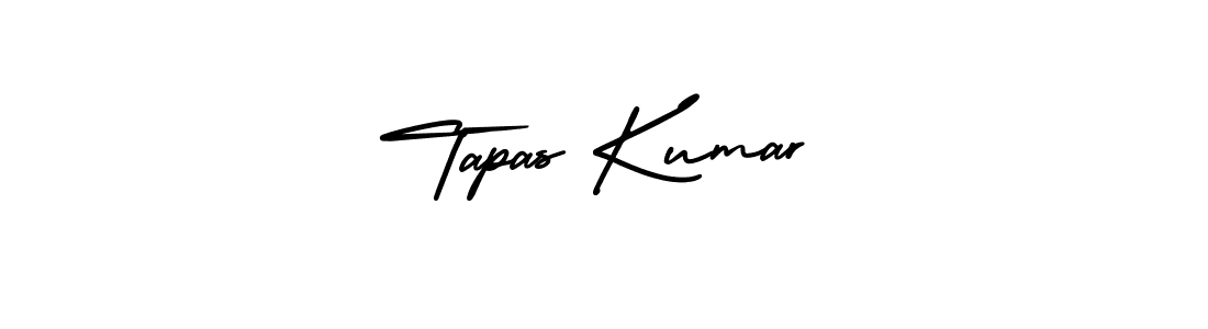 How to make Tapas Kumar name signature. Use AmerikaSignatureDemo-Regular style for creating short signs online. This is the latest handwritten sign. Tapas Kumar signature style 3 images and pictures png