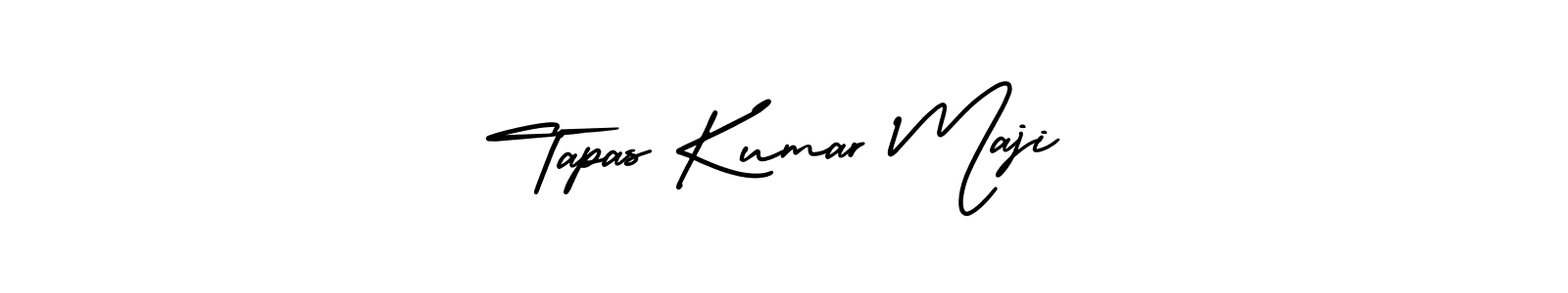 Make a beautiful signature design for name Tapas Kumar Maji. With this signature (AmerikaSignatureDemo-Regular) style, you can create a handwritten signature for free. Tapas Kumar Maji signature style 3 images and pictures png