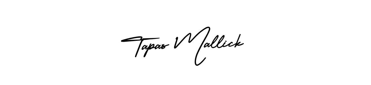 How to make Tapas Mallick name signature. Use AmerikaSignatureDemo-Regular style for creating short signs online. This is the latest handwritten sign. Tapas Mallick signature style 3 images and pictures png