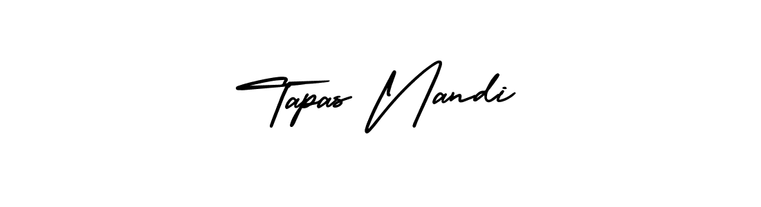 Make a beautiful signature design for name Tapas Nandi. Use this online signature maker to create a handwritten signature for free. Tapas Nandi signature style 3 images and pictures png
