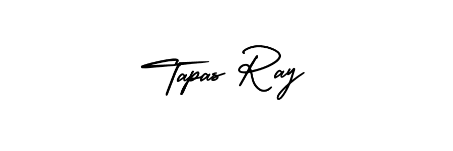 Design your own signature with our free online signature maker. With this signature software, you can create a handwritten (AmerikaSignatureDemo-Regular) signature for name Tapas Ray. Tapas Ray signature style 3 images and pictures png