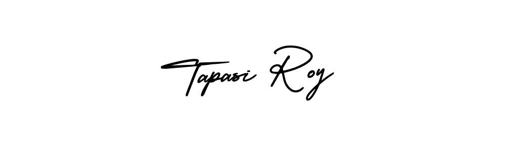 How to make Tapasi Roy name signature. Use AmerikaSignatureDemo-Regular style for creating short signs online. This is the latest handwritten sign. Tapasi Roy signature style 3 images and pictures png