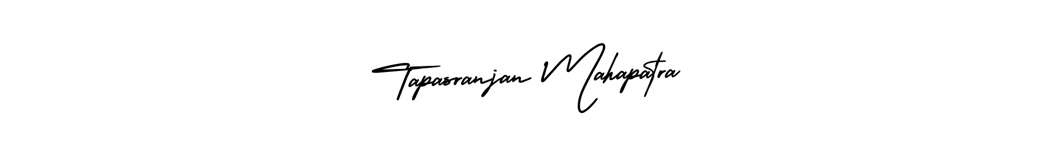 The best way (AmerikaSignatureDemo-Regular) to make a short signature is to pick only two or three words in your name. The name Tapasranjan Mahapatra include a total of six letters. For converting this name. Tapasranjan Mahapatra signature style 3 images and pictures png