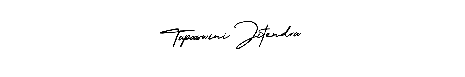 Tapaswini Jitendra stylish signature style. Best Handwritten Sign (AmerikaSignatureDemo-Regular) for my name. Handwritten Signature Collection Ideas for my name Tapaswini Jitendra. Tapaswini Jitendra signature style 3 images and pictures png