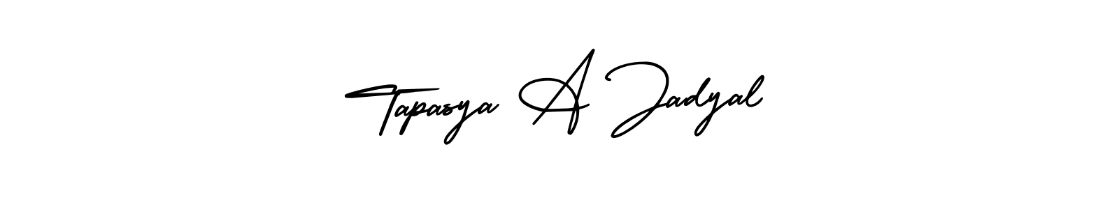 How to Draw Tapasya A Jadyal signature style? AmerikaSignatureDemo-Regular is a latest design signature styles for name Tapasya A Jadyal. Tapasya A Jadyal signature style 3 images and pictures png