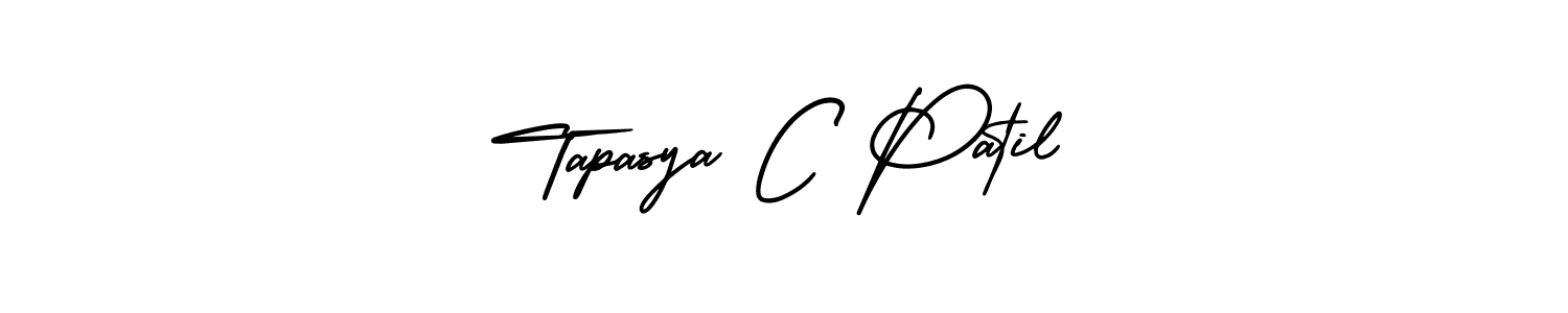 Similarly AmerikaSignatureDemo-Regular is the best handwritten signature design. Signature creator online .You can use it as an online autograph creator for name Tapasya C Patil. Tapasya C Patil signature style 3 images and pictures png