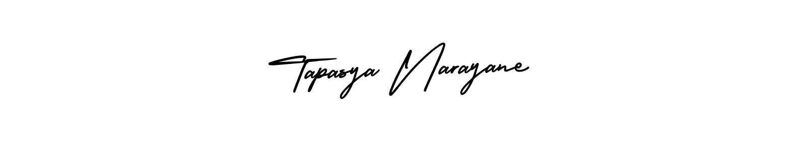 This is the best signature style for the Tapasya Narayane name. Also you like these signature font (AmerikaSignatureDemo-Regular). Mix name signature. Tapasya Narayane signature style 3 images and pictures png