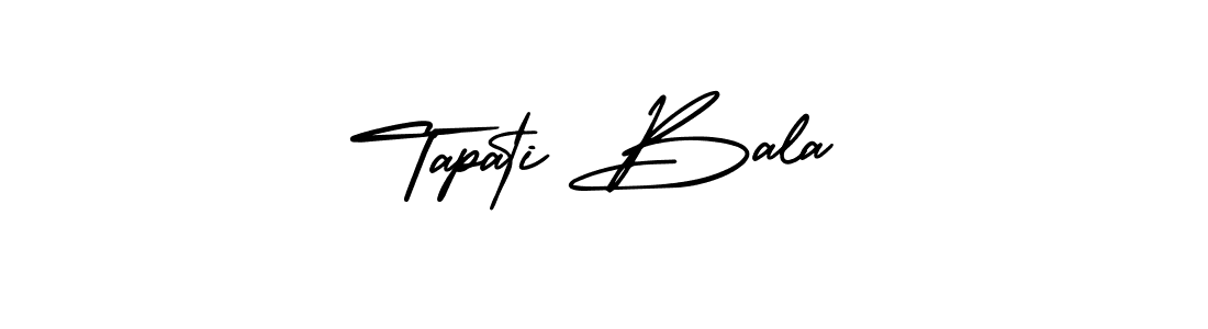 Tapati Bala stylish signature style. Best Handwritten Sign (AmerikaSignatureDemo-Regular) for my name. Handwritten Signature Collection Ideas for my name Tapati Bala. Tapati Bala signature style 3 images and pictures png