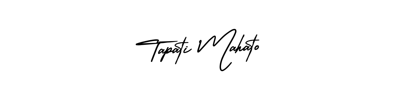 Make a beautiful signature design for name Tapati Mahato. With this signature (AmerikaSignatureDemo-Regular) style, you can create a handwritten signature for free. Tapati Mahato signature style 3 images and pictures png