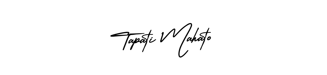 Design your own signature with our free online signature maker. With this signature software, you can create a handwritten (AmerikaSignatureDemo-Regular) signature for name Tapati Mahato. Tapati Mahato signature style 3 images and pictures png