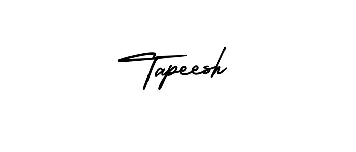 Tapeesh stylish signature style. Best Handwritten Sign (AmerikaSignatureDemo-Regular) for my name. Handwritten Signature Collection Ideas for my name Tapeesh. Tapeesh signature style 3 images and pictures png