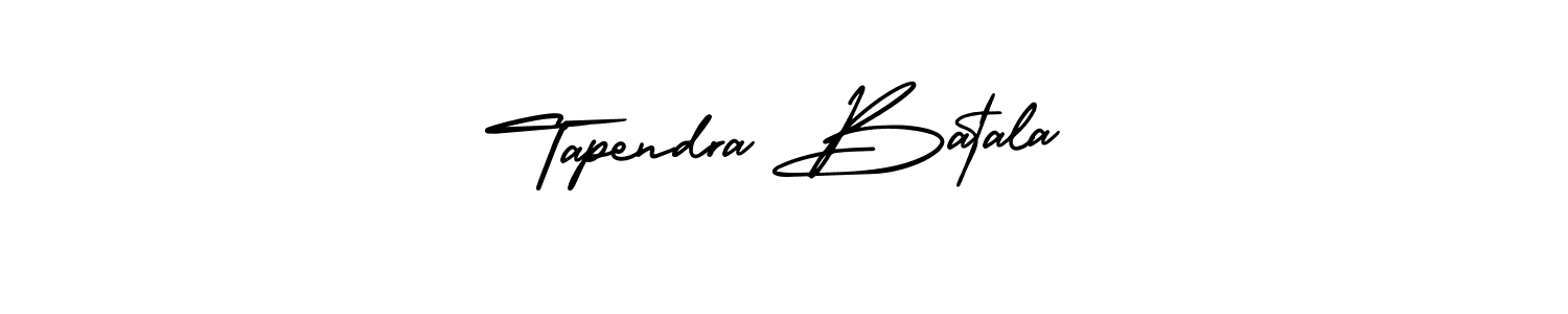 Also You can easily find your signature by using the search form. We will create Tapendra Batala name handwritten signature images for you free of cost using AmerikaSignatureDemo-Regular sign style. Tapendra Batala signature style 3 images and pictures png