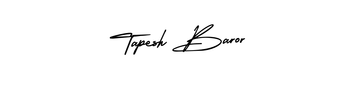 AmerikaSignatureDemo-Regular is a professional signature style that is perfect for those who want to add a touch of class to their signature. It is also a great choice for those who want to make their signature more unique. Get Tapesh Baror name to fancy signature for free. Tapesh Baror signature style 3 images and pictures png