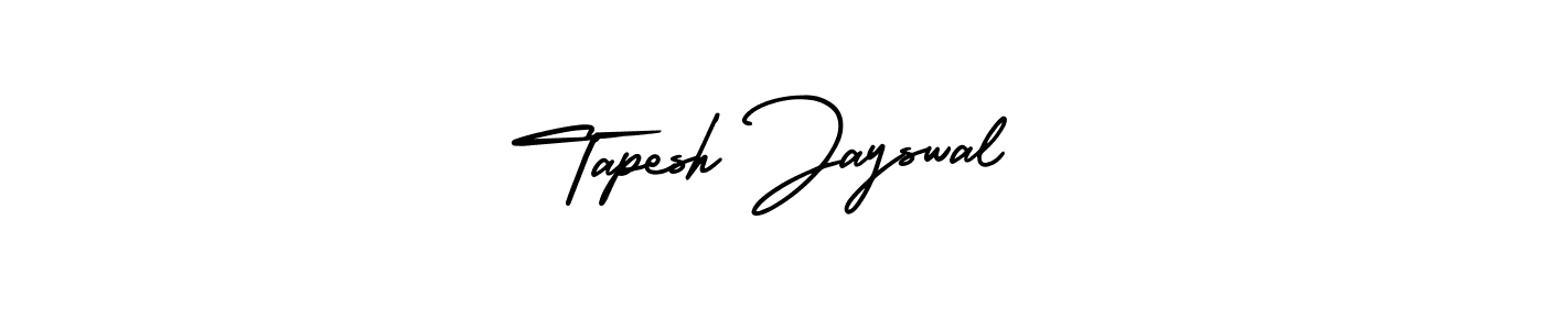 How to Draw Tapesh Jayswal signature style? AmerikaSignatureDemo-Regular is a latest design signature styles for name Tapesh Jayswal. Tapesh Jayswal signature style 3 images and pictures png