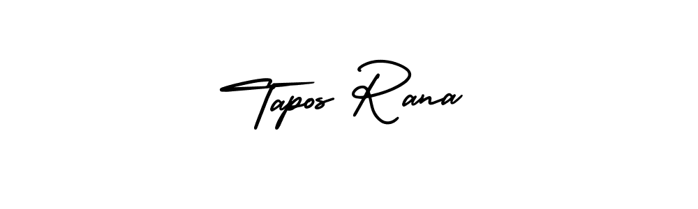 Create a beautiful signature design for name Tapos Rana. With this signature (AmerikaSignatureDemo-Regular) fonts, you can make a handwritten signature for free. Tapos Rana signature style 3 images and pictures png