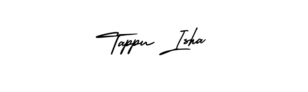 It looks lik you need a new signature style for name Tappu Isha. Design unique handwritten (AmerikaSignatureDemo-Regular) signature with our free signature maker in just a few clicks. Tappu Isha signature style 3 images and pictures png