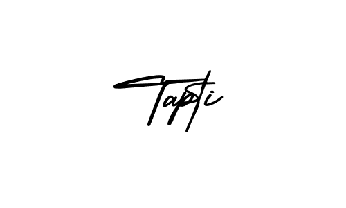 Make a beautiful signature design for name Tapti. With this signature (AmerikaSignatureDemo-Regular) style, you can create a handwritten signature for free. Tapti signature style 3 images and pictures png