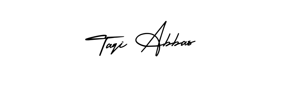 How to make Taqi Abbas signature? AmerikaSignatureDemo-Regular is a professional autograph style. Create handwritten signature for Taqi Abbas name. Taqi Abbas signature style 3 images and pictures png