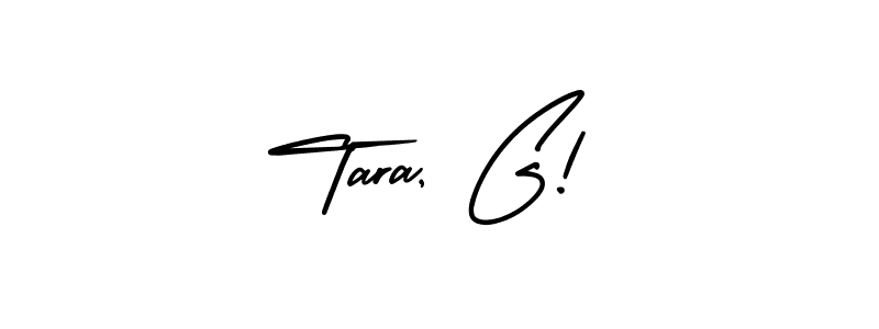 Also You can easily find your signature by using the search form. We will create Tara, G! name handwritten signature images for you free of cost using AmerikaSignatureDemo-Regular sign style. Tara, G! signature style 3 images and pictures png