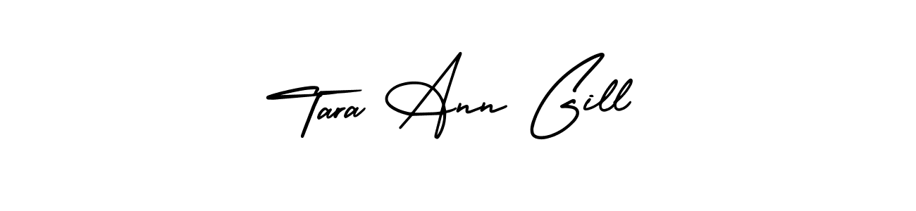 Create a beautiful signature design for name Tara Ann Gill. With this signature (AmerikaSignatureDemo-Regular) fonts, you can make a handwritten signature for free. Tara Ann Gill signature style 3 images and pictures png
