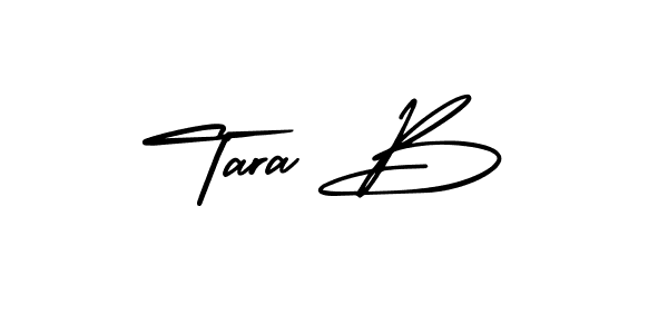 Design your own signature with our free online signature maker. With this signature software, you can create a handwritten (AmerikaSignatureDemo-Regular) signature for name Tara B. Tara B signature style 3 images and pictures png