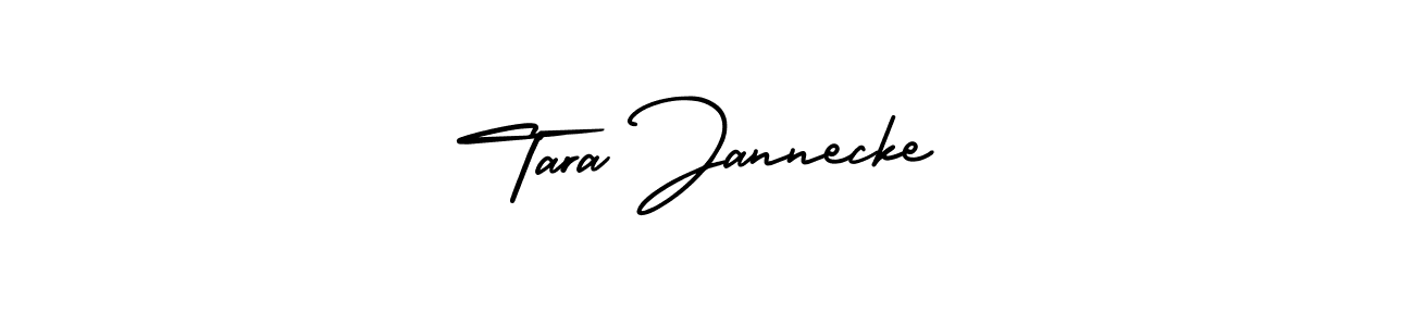 This is the best signature style for the Tara Jannecke name. Also you like these signature font (AmerikaSignatureDemo-Regular). Mix name signature. Tara Jannecke signature style 3 images and pictures png