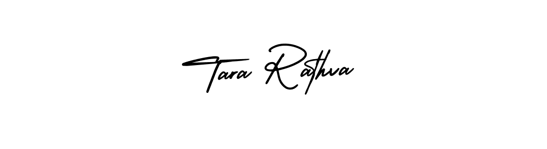 Use a signature maker to create a handwritten signature online. With this signature software, you can design (AmerikaSignatureDemo-Regular) your own signature for name Tara Rathva. Tara Rathva signature style 3 images and pictures png