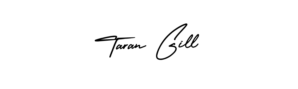How to make Taran Gill signature? AmerikaSignatureDemo-Regular is a professional autograph style. Create handwritten signature for Taran Gill name. Taran Gill signature style 3 images and pictures png