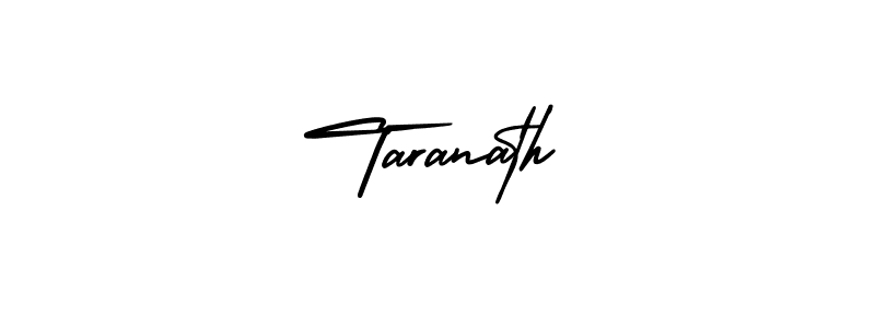 Make a beautiful signature design for name Taranath. With this signature (AmerikaSignatureDemo-Regular) style, you can create a handwritten signature for free. Taranath signature style 3 images and pictures png