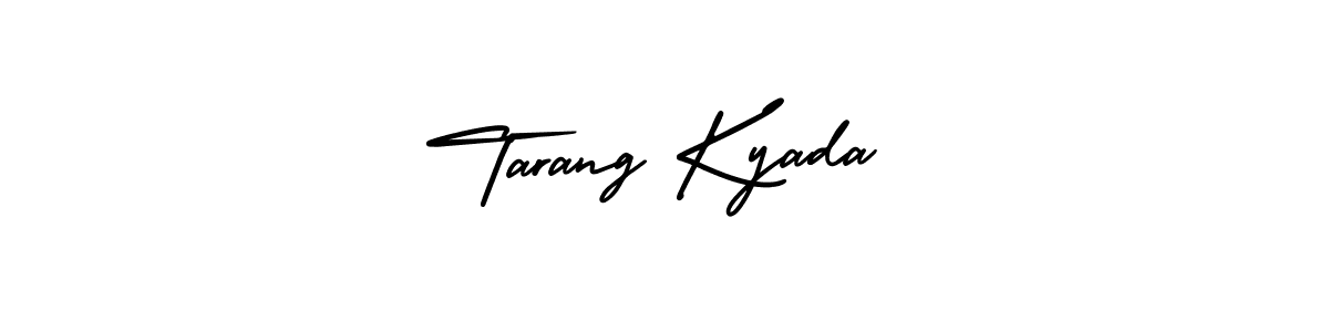 Check out images of Autograph of Tarang Kyada name. Actor Tarang Kyada Signature Style. AmerikaSignatureDemo-Regular is a professional sign style online. Tarang Kyada signature style 3 images and pictures png