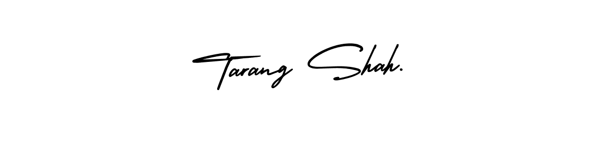 Make a beautiful signature design for name Tarang Shah.. With this signature (AmerikaSignatureDemo-Regular) style, you can create a handwritten signature for free. Tarang Shah. signature style 3 images and pictures png