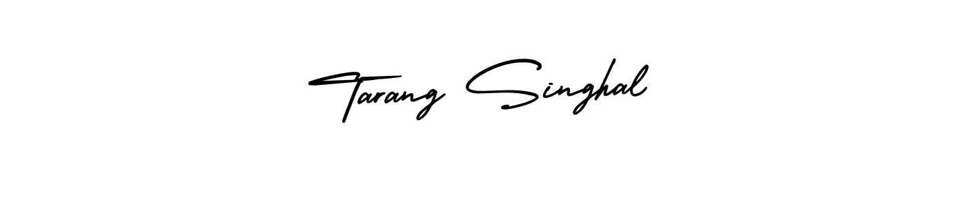 Make a beautiful signature design for name Tarang Singhal. With this signature (AmerikaSignatureDemo-Regular) style, you can create a handwritten signature for free. Tarang Singhal signature style 3 images and pictures png