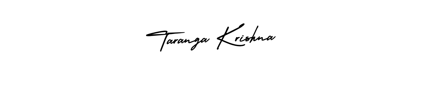 This is the best signature style for the Taranga Krishna name. Also you like these signature font (AmerikaSignatureDemo-Regular). Mix name signature. Taranga Krishna signature style 3 images and pictures png