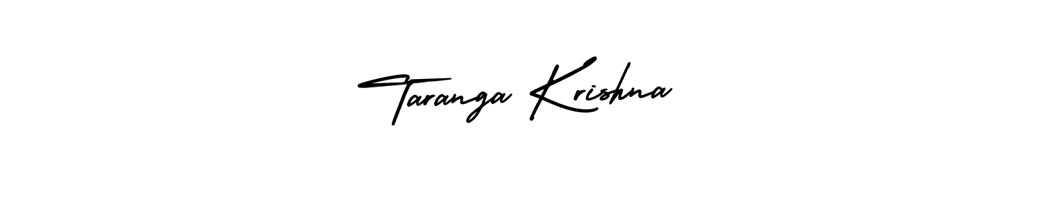 It looks lik you need a new signature style for name Taranga Krishna. Design unique handwritten (AmerikaSignatureDemo-Regular) signature with our free signature maker in just a few clicks. Taranga Krishna signature style 3 images and pictures png
