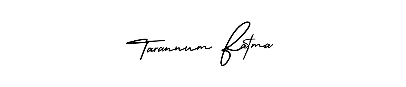 It looks lik you need a new signature style for name Tarannum Fatma. Design unique handwritten (AmerikaSignatureDemo-Regular) signature with our free signature maker in just a few clicks. Tarannum Fatma signature style 3 images and pictures png